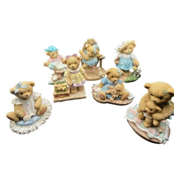 Enesco Other - Lot of 7 Cherished Teddies Figurine Collection Monday through Sunday ‘s Child
